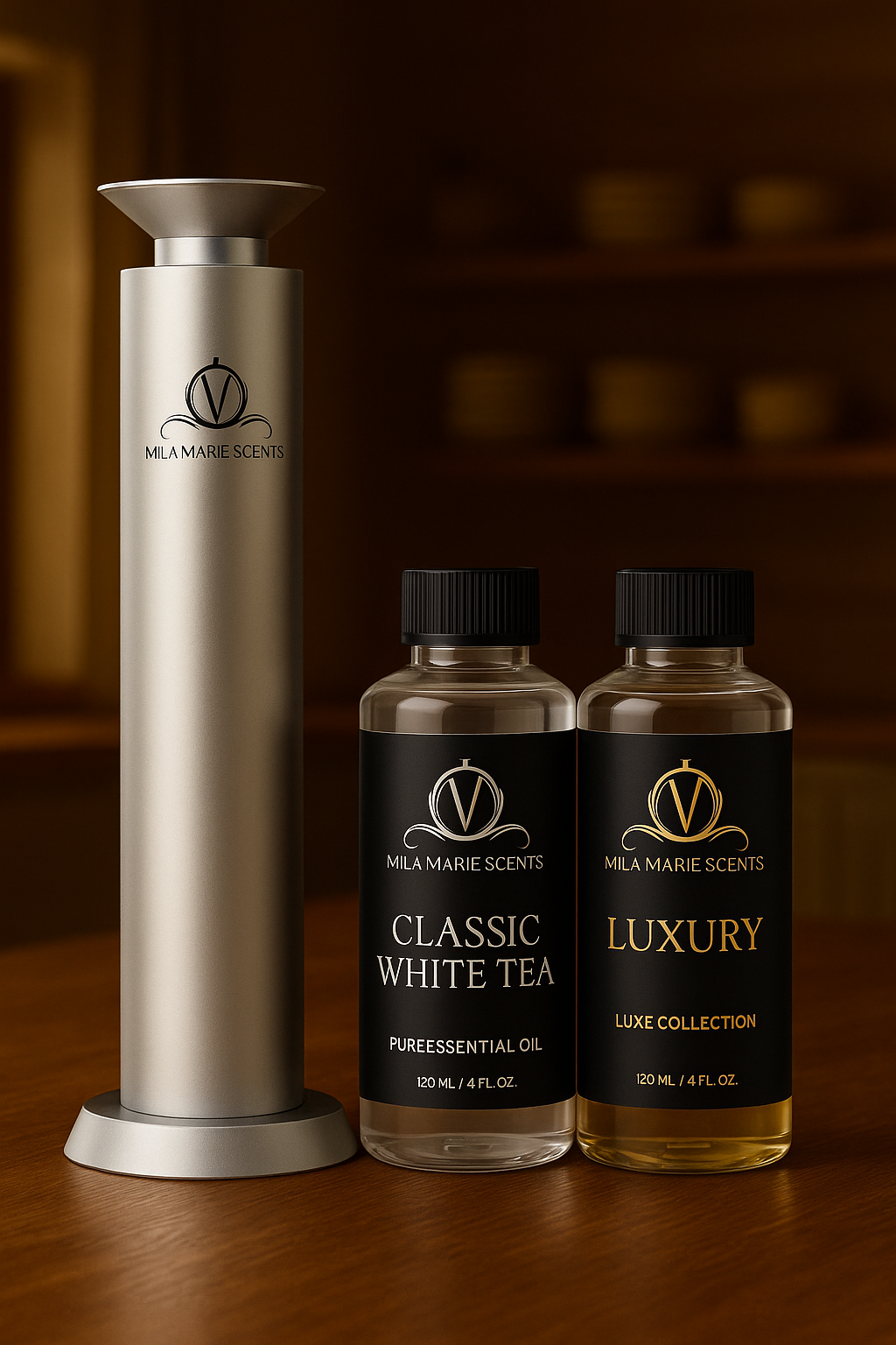 Elite Mini Pro Tower Wireless & Bluetooth Diffuser by Mila Marie Scents™ Mila Marie Scents