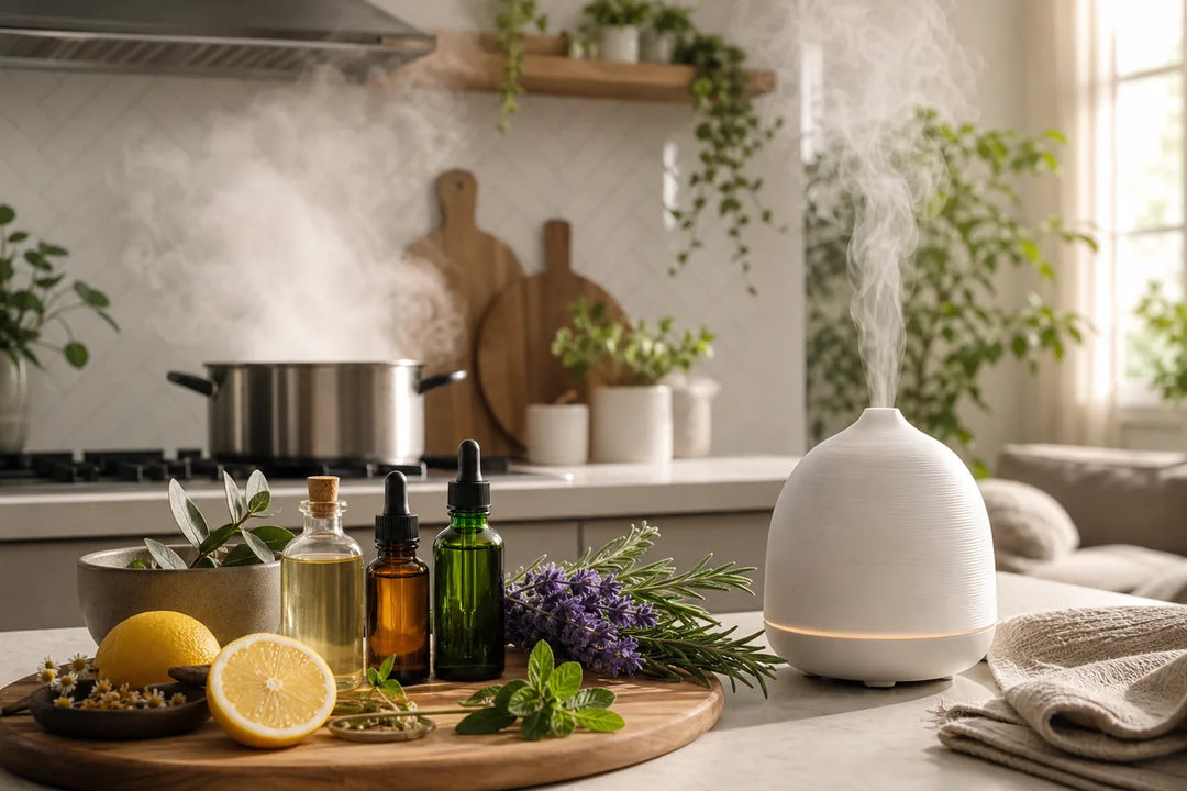 Editorial illustration for Top Fragrance Oils for Cooking Odors