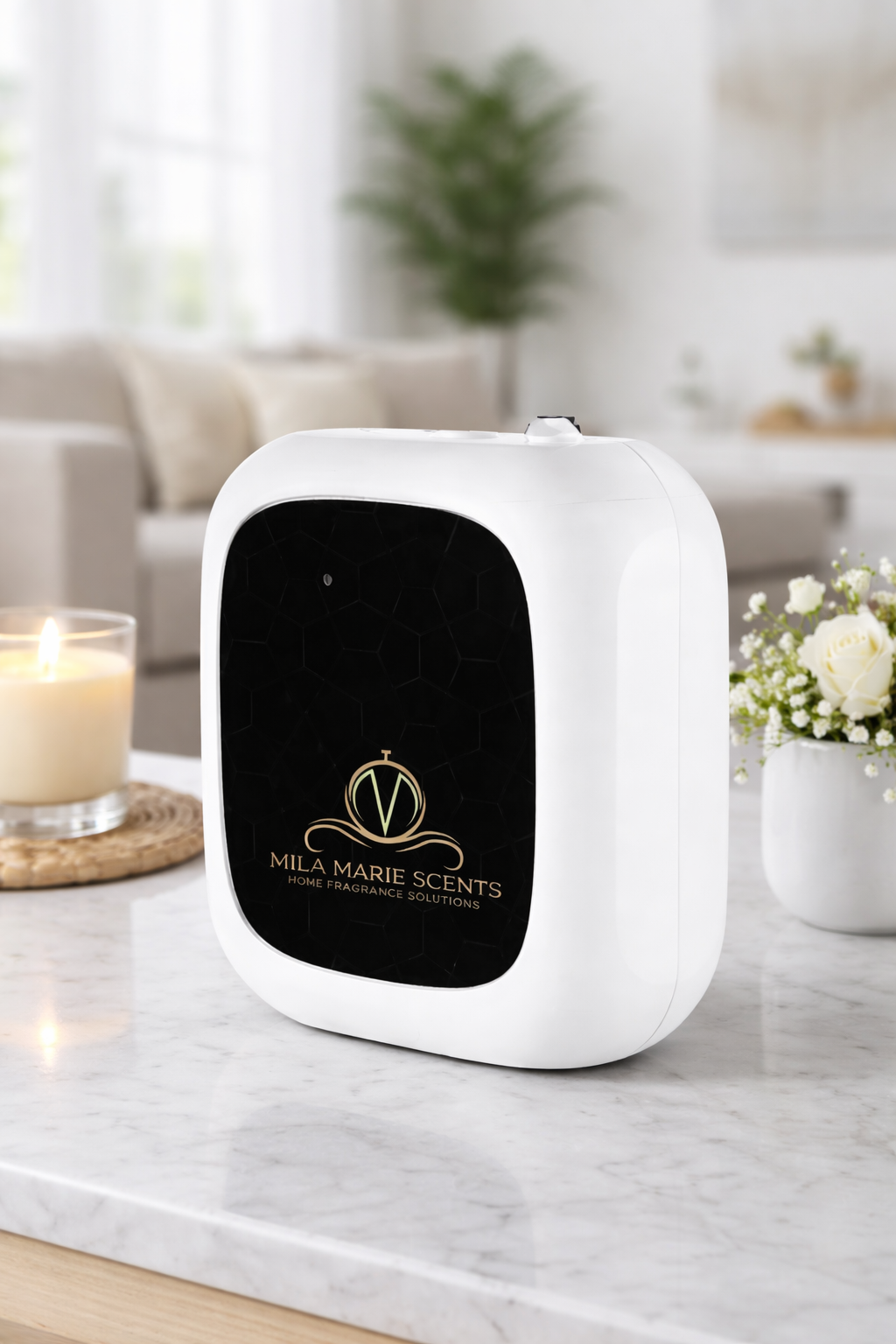 Realism style, an elegant home entryway with sliced bergamot, orange peel, lemon rind, sandalwood chips, and cedarwood a