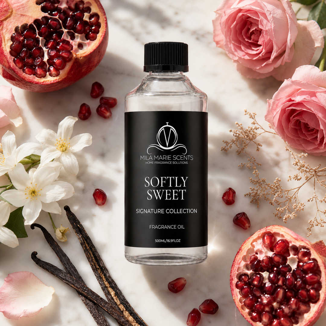 Floral and gourmand scent pairing for entertaining guests