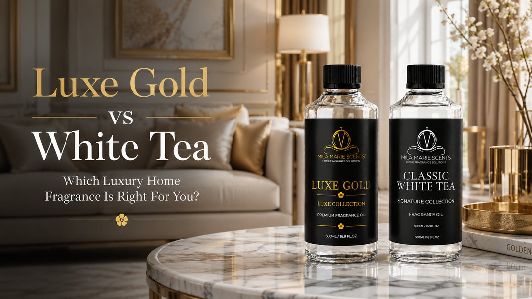 Luxe Gold vs White Tea: Which Luxury Home Fragrance Is Right for You?