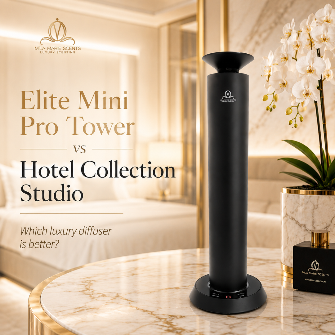 Elite Mini Pro Tower vs Hotel Collection Studio: Which Luxury Diffuser Is Better?