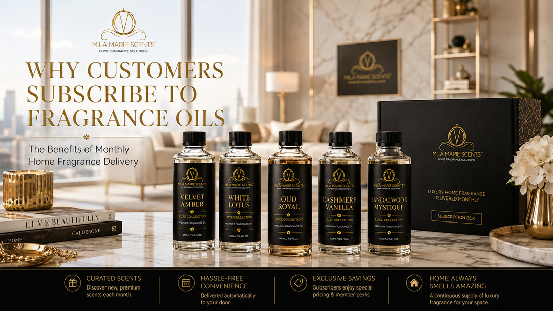 Why Customers Subscribe to Fragrance Oils: The Benefits of Monthly Home Fragrance Delivery