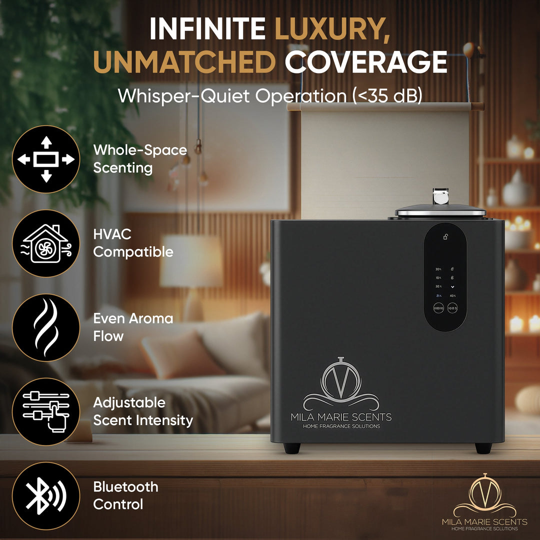 Mila Marie Scents™ INFINITY - HVAC Cold-Air Diffuser with Oil Starter Kit (Scents up to 5 Ton AC) Mila Marie Scents