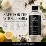 Green Tea | Crisp Citrus · Green Tea & Rose · Clean White Musk - Mila Marie Scents