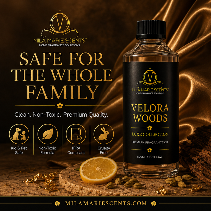 Velora Woods | Luxury Teakwood · Lemon & Cardamom · Warm Sandalwood