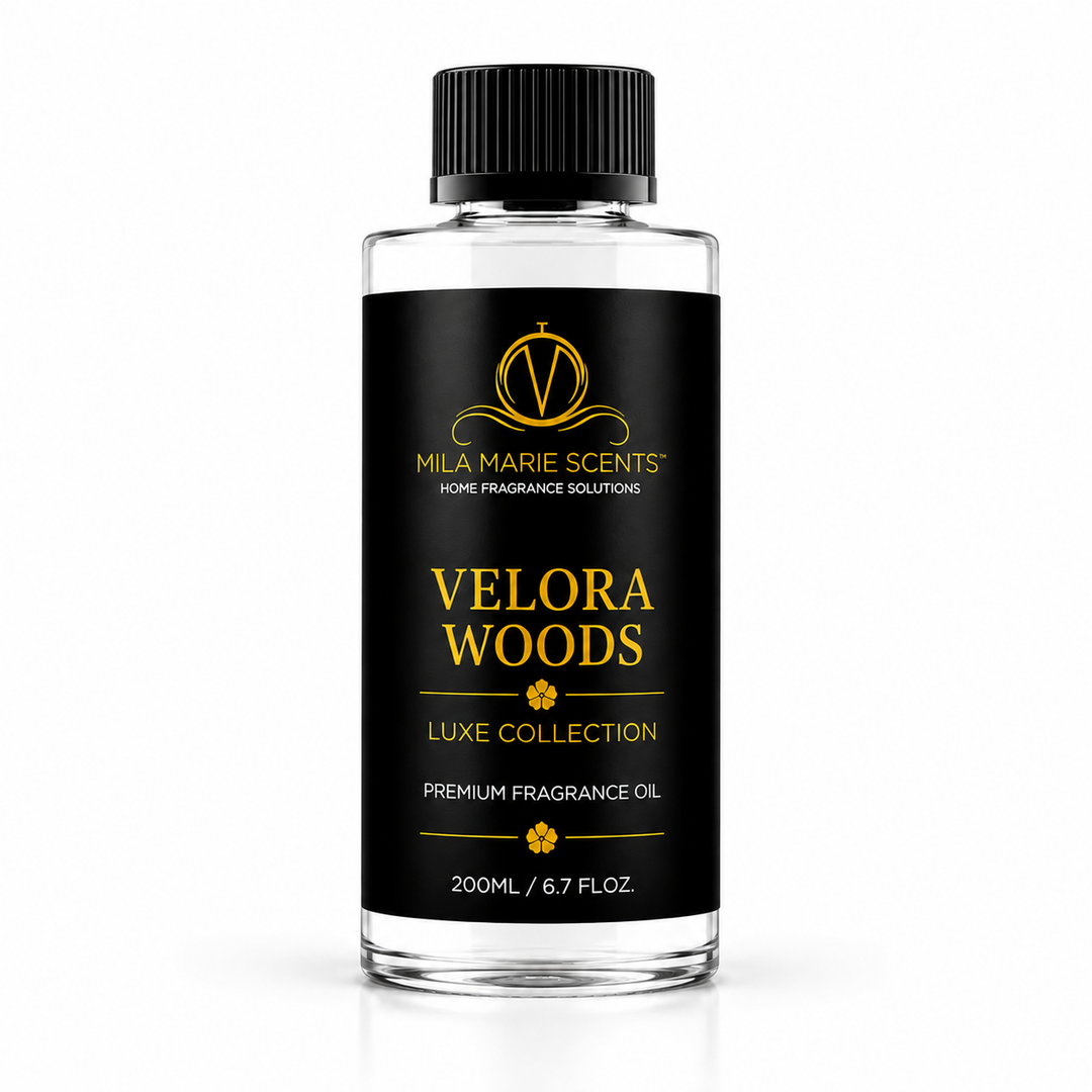 Velora Woods | Luxury Teakwood · Lemon & Cardamom · Warm Sandalwood