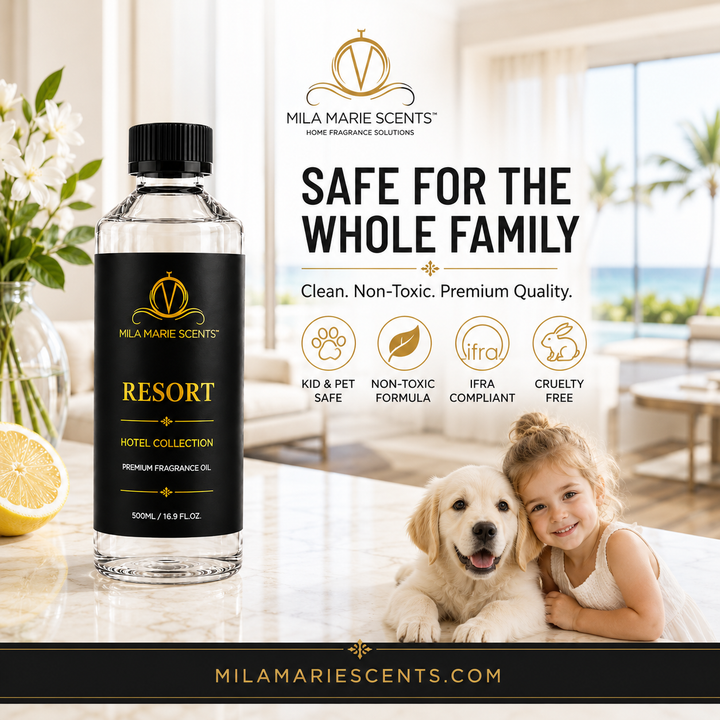 Resort | Inspired by Sheraton Hotels · Lemon & Green Tea · Warm Amber & Musk