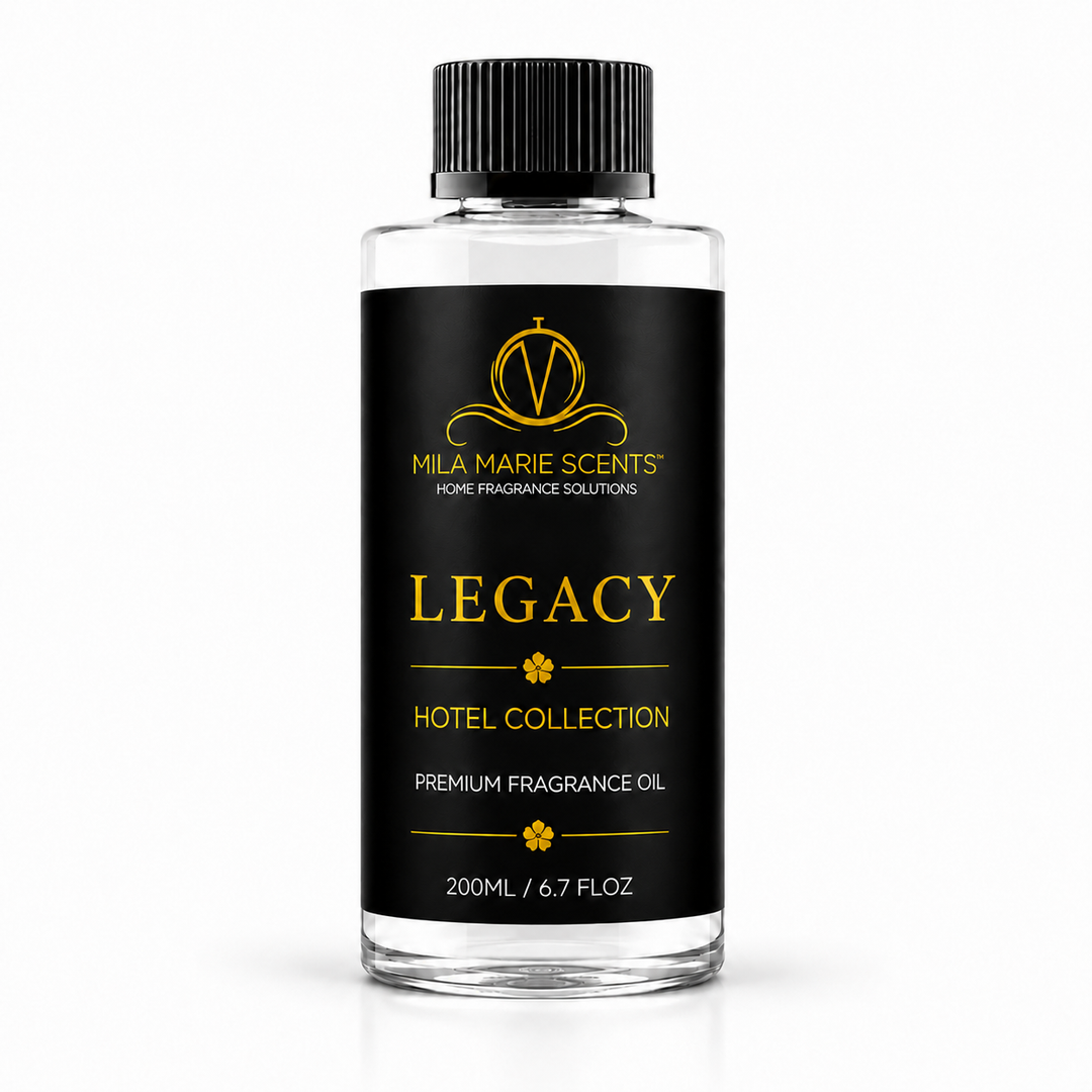 Legacy | Inspired by Marriott Hotels · Citrus & Red Currant · Cedar & Musk