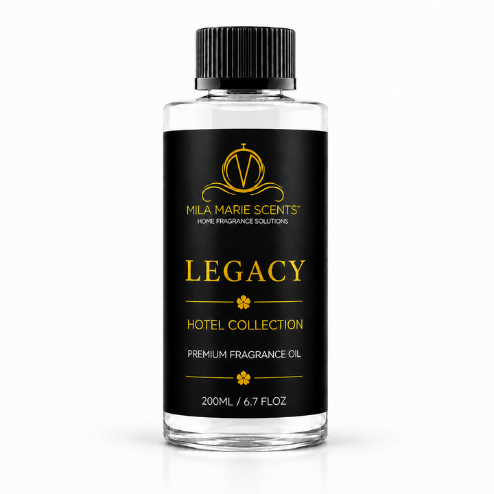 Legacy | Inspired by Marriott Hotels · Citrus & Red Currant · Cedar & Musk