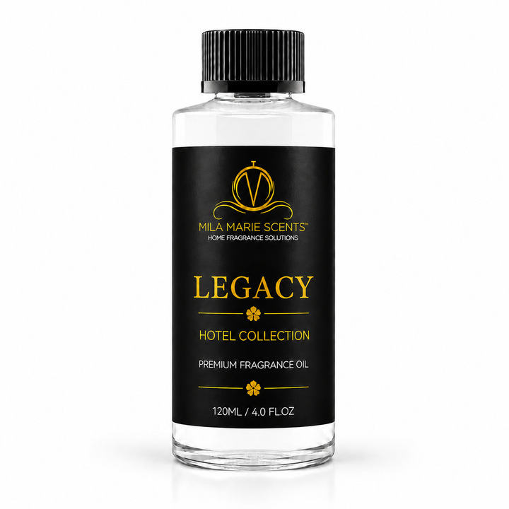 Legacy | Inspired by Marriott Hotels · Citrus & Red Currant · Cedar & Musk