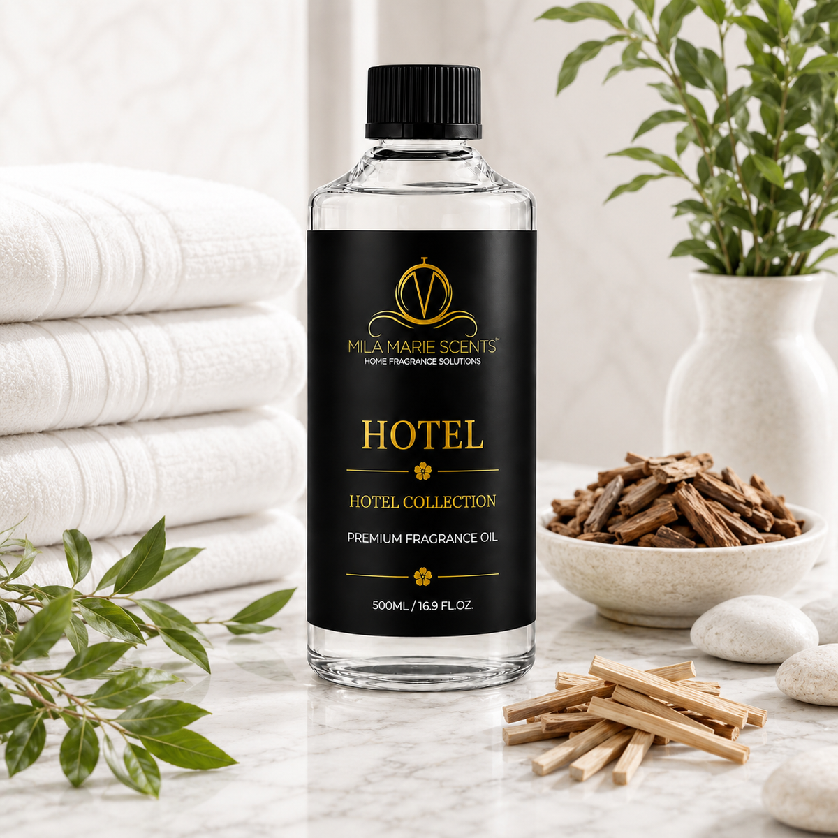 Hotel | Inspired by Park Hyatt · Fresh Linen · Cedar & Sandalwood - Mila Marie Scents