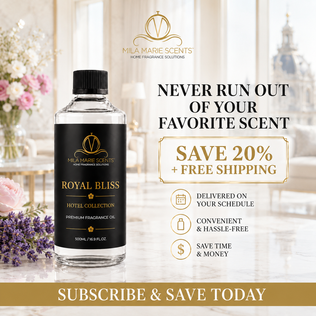 Royal Bliss | Inspired by The Ritz-Carlton · Bergamot & Lavender · Pink Musk & Patchouli - Mila Marie Scents