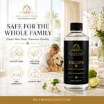 Escape | Inspired by Westin Hotels · Bergamot & Oud · Jasmine & Saffron · Amber & Vanilla - Mila Marie Scents