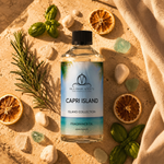 Capri Island | Lime & Bergamot · Coconut & Coastal Florals · Vetiver & Patchouli - Mila Marie Scents