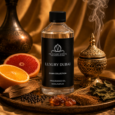 Luxury Dubai | Orange & Grapefruit · Black Pepper & Cedar · Vetiver
