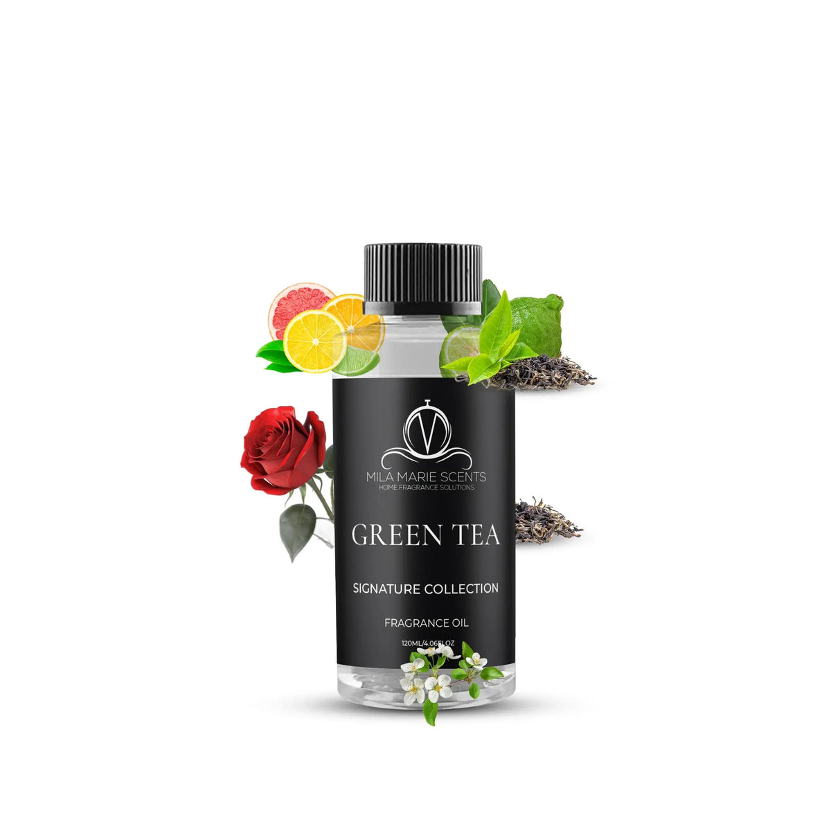 Green Tea | Crisp Citrus · Green Tea & Rose · Clean White Musk - Mila Marie Scents