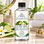 Luxe Spa | Lime & Mandarin · Lemongrass & Bergamot · Cedar & Garden Herbs