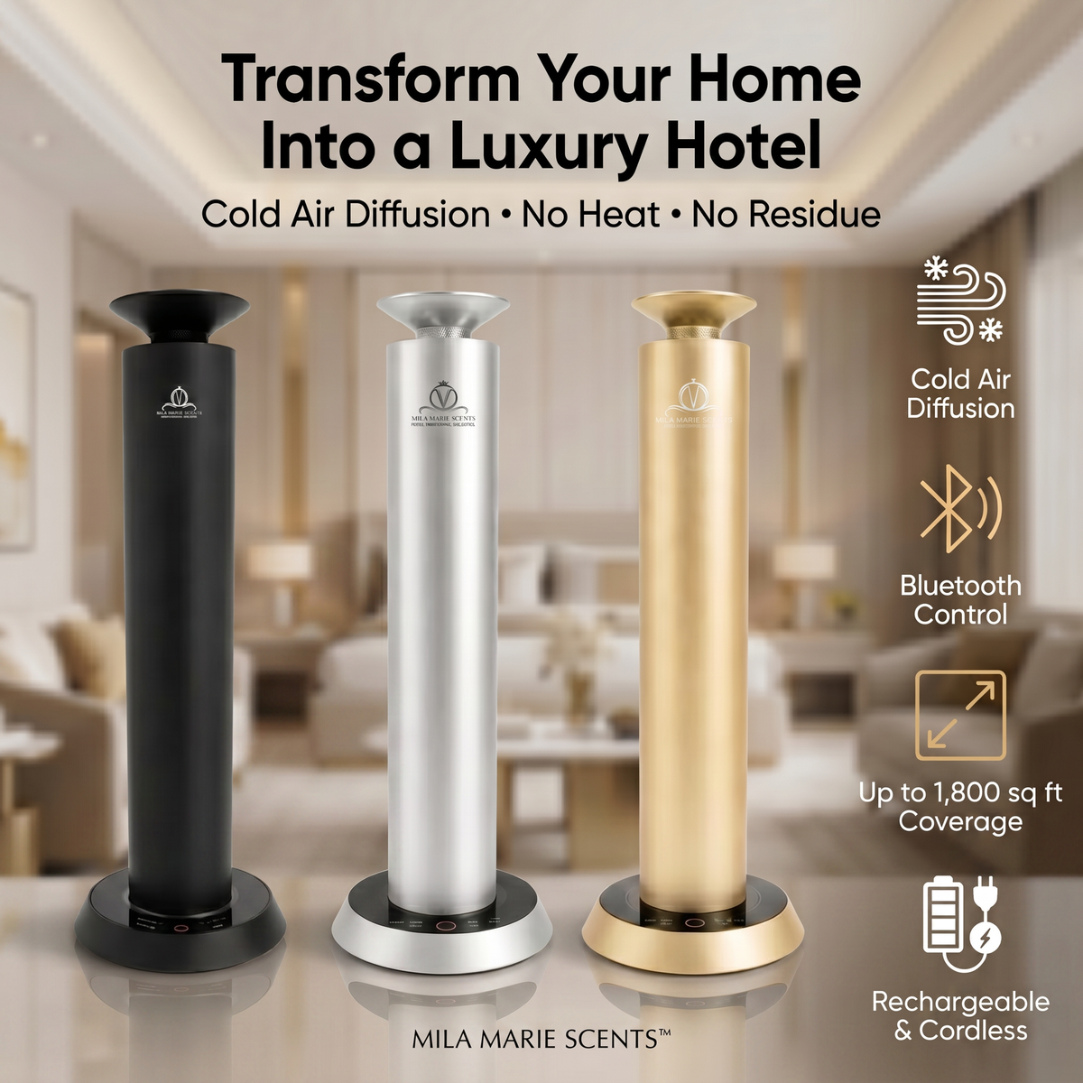 Elite Mini Pro Tower in a luxury home