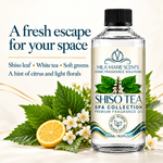 Shiso Tea fragrance notes of shiso leaf, white tea, soft greens, citrus, and light florals