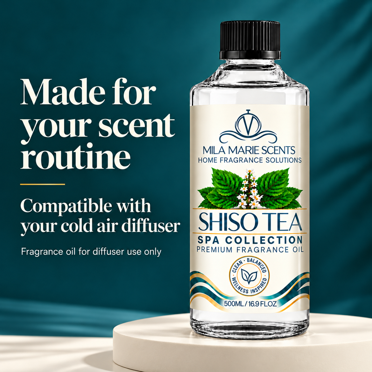 Shiso Tea fragrance oil compatible with cold air diffusers