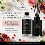 Softly Sweet | Pomegranate & Fresh Florals · Jasmine & Rose · Warm Vanilla & Musk - Mila Marie Scents