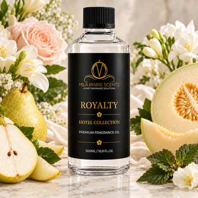 Royalty | Pear & Melon · Soft Florals & Patchouli