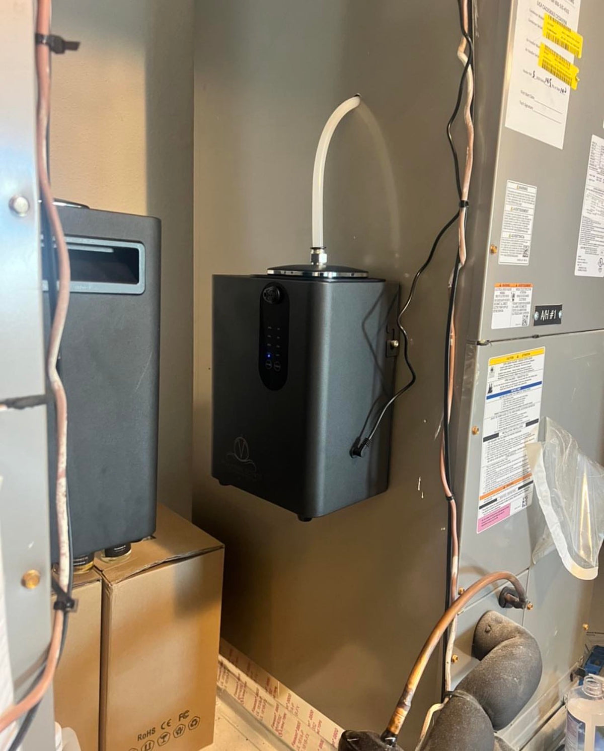 Real INFINITY HVAC diffuser installation in Riverview FL