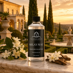 Mila's Way fragrance oil on terrace setting