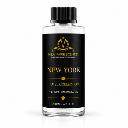 
New York cold-air diffuser oil with patchouli and vetiver